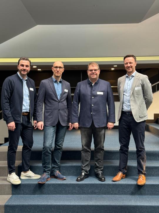 Der Vorstand des FVHF. V.l.n.r.: Daniel Gerstner, Holger Dietrich, Sven Bohnsack und Tom Clayton. Foto: FVHF e.V. 
