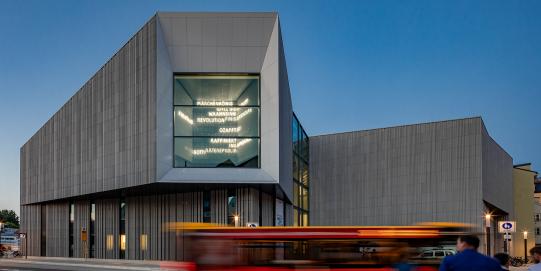 Museumsneubau Haus der Bayerischen Geschichte, Regensburg - Einreichung Deutscher Fassadenpreis 2020 für VHF Foto: Frank Blümler