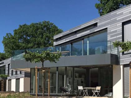 »2 für 4« - Zwei Zweifamilienhäuser | Niederwöhrmeier + Kief Freie Architekten BDA + Stadtplaner Partnerschaft mbB | Foto:  Prof. Dr. Hartmut Niederwöhrmeier