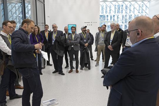 Architektenführung durch das Futurium. Foto: Dirk Heckmann