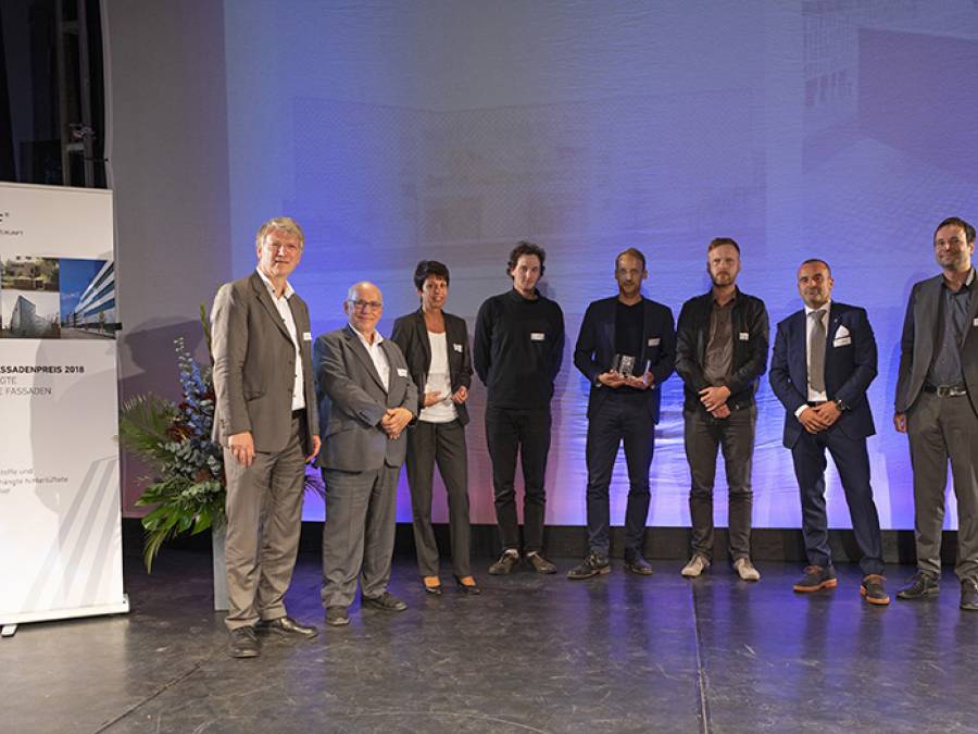 Preisverleihung Deutscher Fassadenpreis 2018 für VHF, Foto: Dirk Heckmann