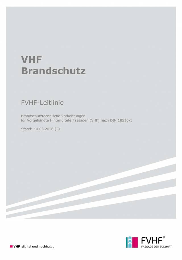 FVHF-Leitlinie Brandschutz