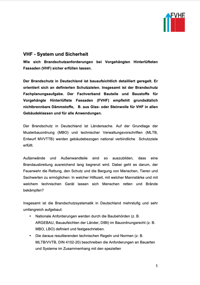 VHF - System und Sicherheit