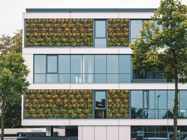 Fassade für Rheydt Bahnhof in Mönchengladbach