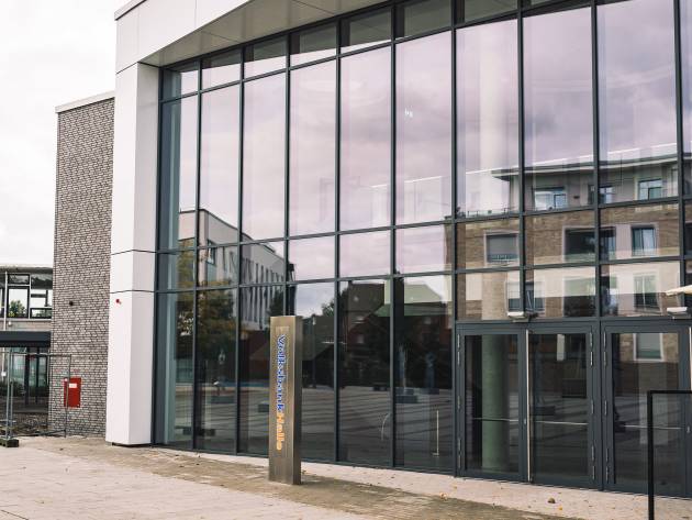 Fassade für die Sporthalle in Selm