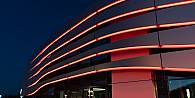 Porsche Eingangsbereich Fassade CI 