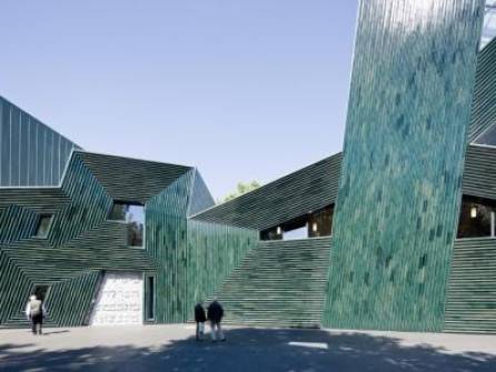 Jüdisches Gemeindezentrum Mainz - Preisträger Deutscher Fassadenpreis 2011 für VHF | Manuel Herz Architekten | Foto: Ivan Baan