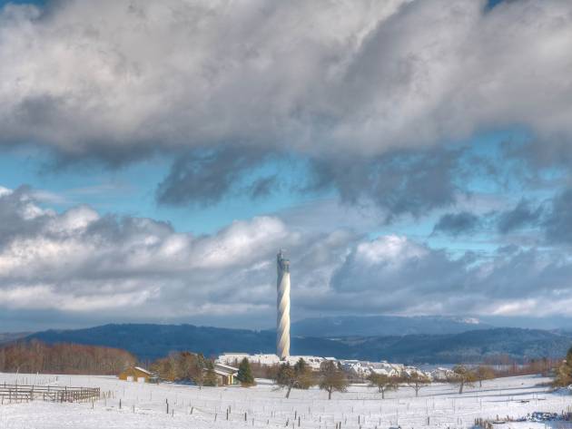 Anerkennung Deutscher Fassadenpreis 2018 für VHF: thyssenkrupp Testturm, Rottweil