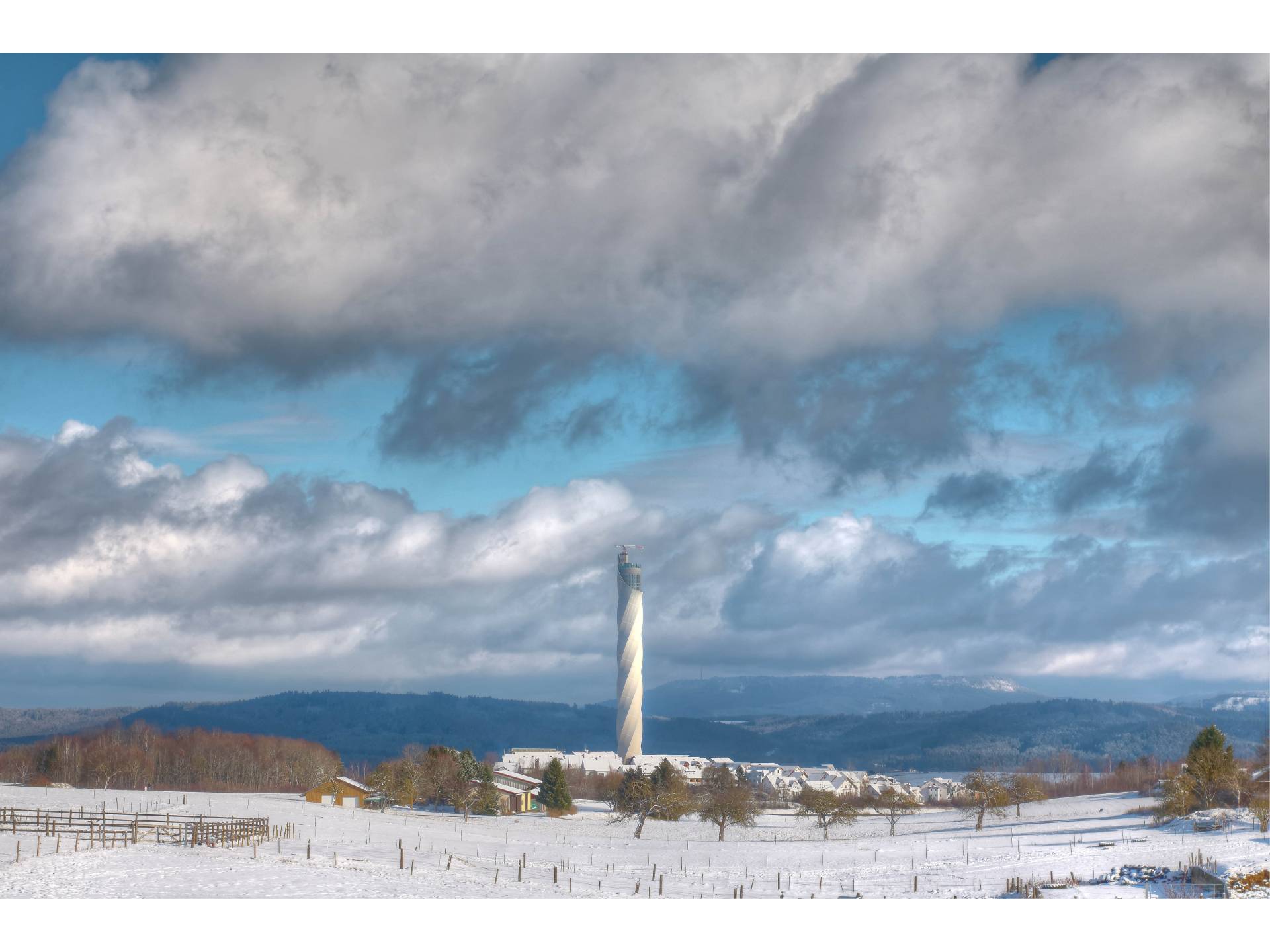 Anerkennung Deutscher Fassadenpreis 2018 für VHF: thyssenkrupp Testturm, Rottweil