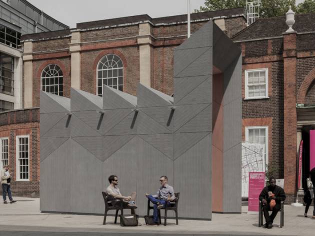 Pavillon auf der Clerkenwell Design Week 2014 mit EQUITONE Linea, London