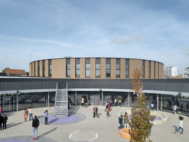 Neubau Grundschule Les Trèfles in Anderlecht, Belgien