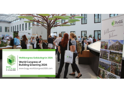 BuGG Weltkongress 2026 in Berlin | Gebäudegrün im Fokus