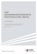 FVHF-Leitlinie bauwerksintegrierte Photovoltaik (BIPV)